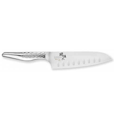 Santokumesser Shoso mit Kullenschliff