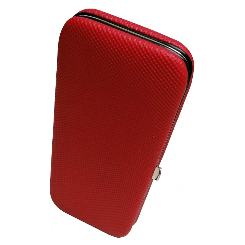 Manicure-Set Red Tex mit Hautzange