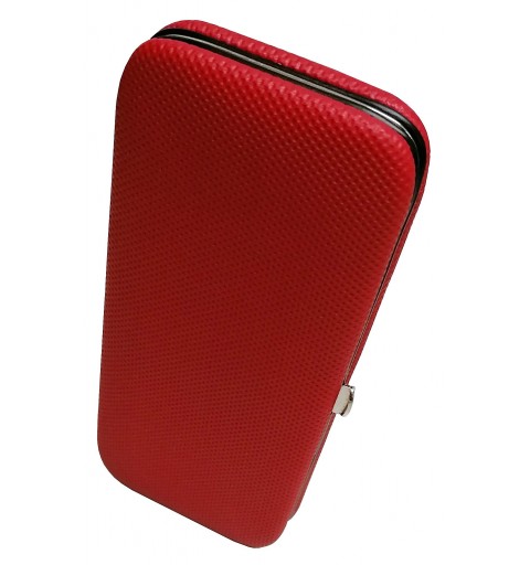 Manicure-Set Red Tex mit Hautzange