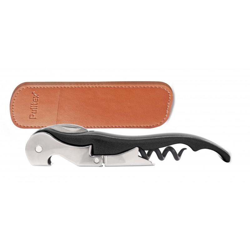 Pulltex Korkenzieher Classic Schwarz mit Etui