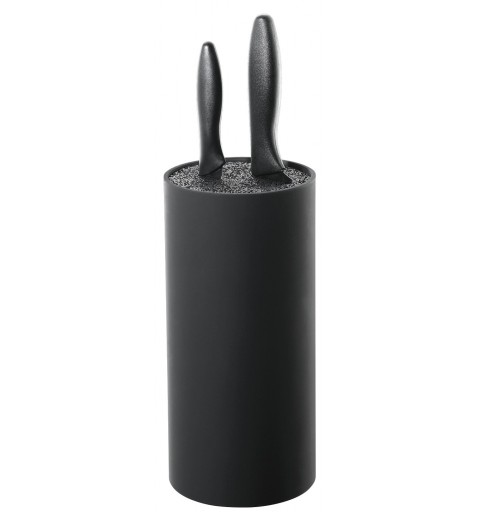 Zylinder-Messerblock schwarz