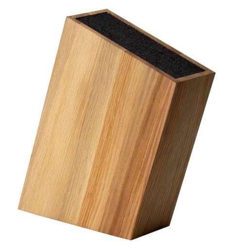 Messerblock mit flexiblem Einsatz Eichenholz
