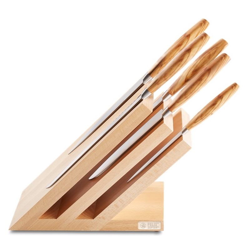 Magnet-Messerblock Buchenholz