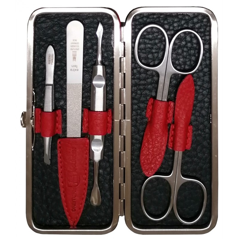 Manicure-Set Duo Color schwarz-rot