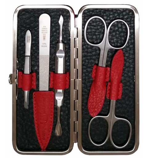 Manicure-Set Duo Color schwarz-rot