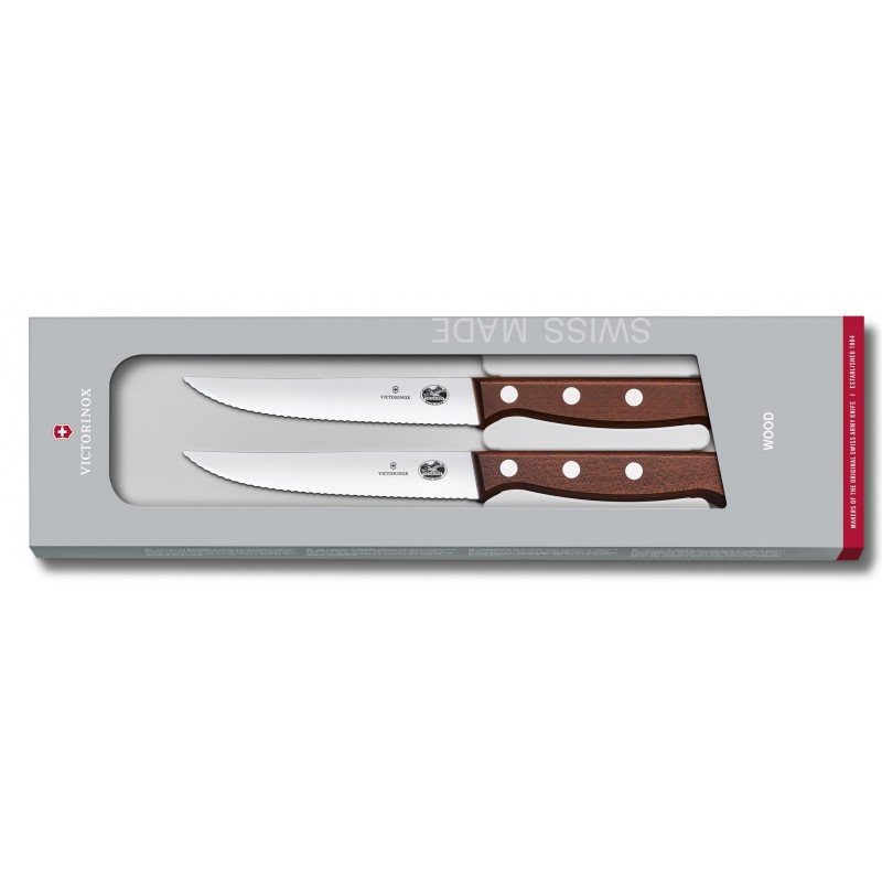 Steakmesser Set Wood