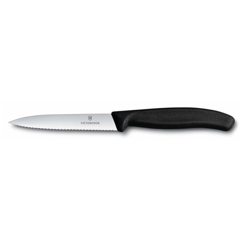 Gemüsemesser Swiss Classic mit Wellenschliff 10 cm