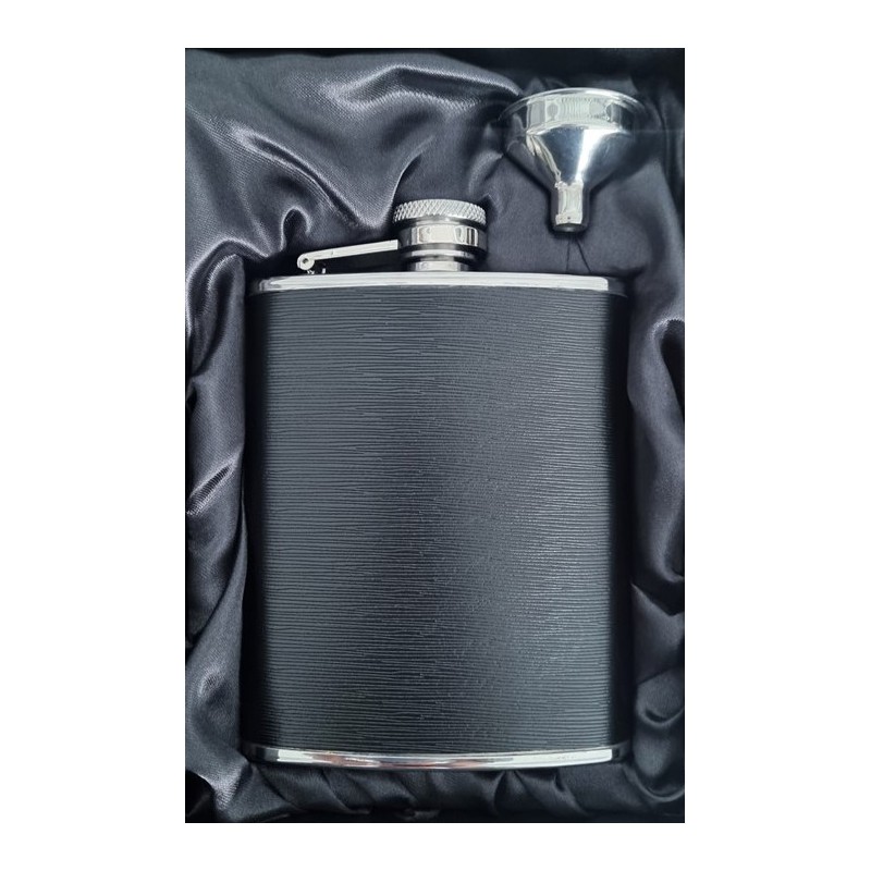 Flachmann schwarz 18 cl