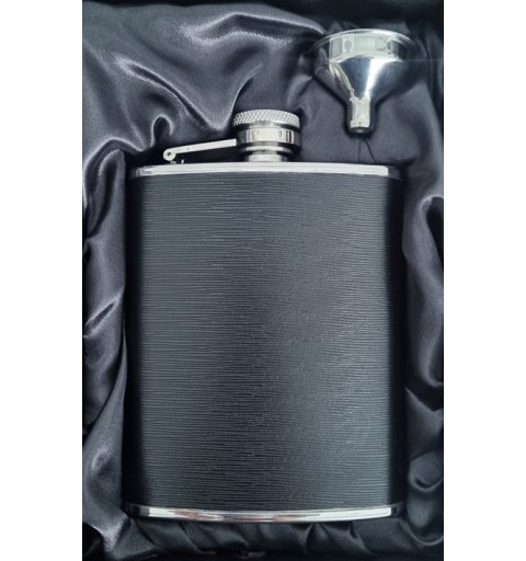 Flachmann schwarz 18 cl