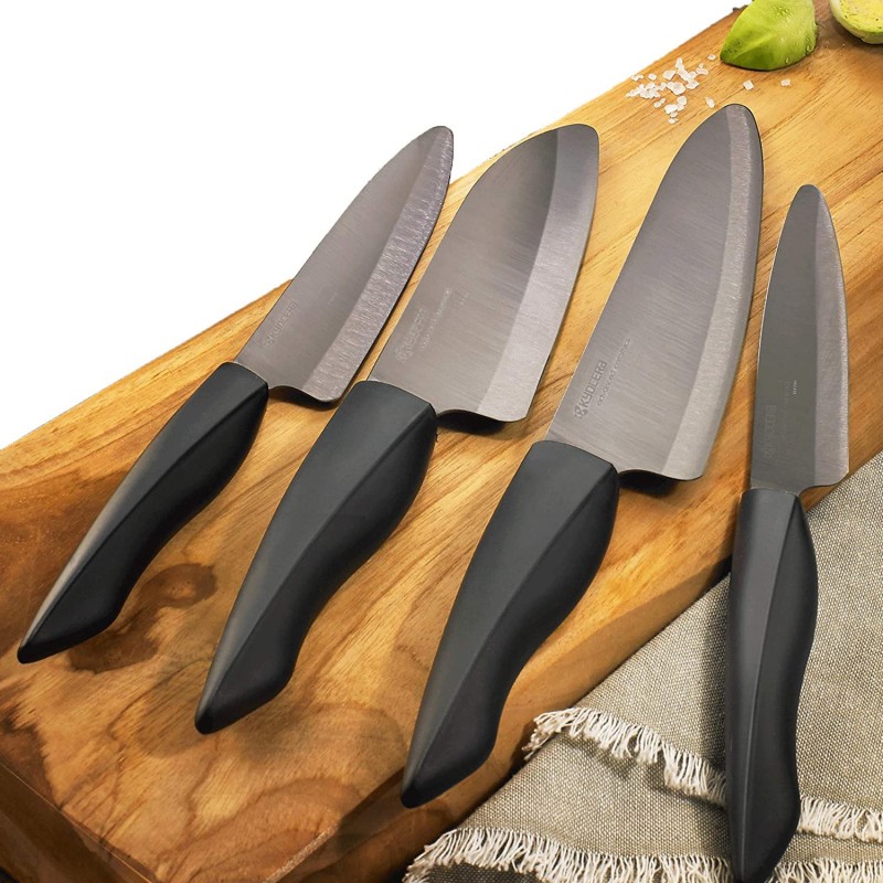 Rosenstein & Söhne Keramikmesser – Universalmesser Mit 13 Cm Klinge | Scharf, Bruchstabil, Leicht