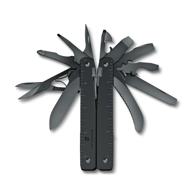 Swiss Tool MXBS Black mit Nylon-Gürteletui