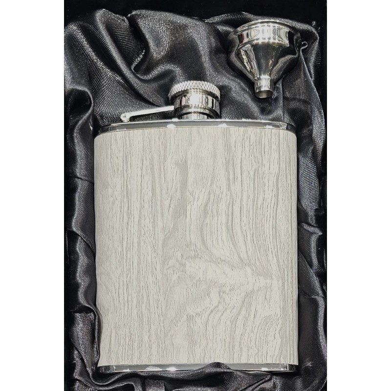 Flachmann grau marmoriert 18 cl