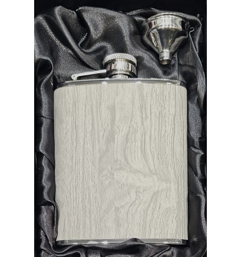 Flachmann grau marmoriert 18 cl