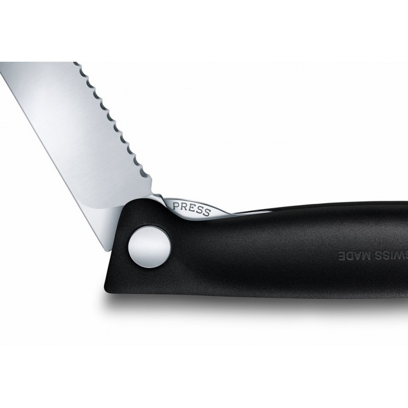 Picknickmesser Swiss Classic schwarz