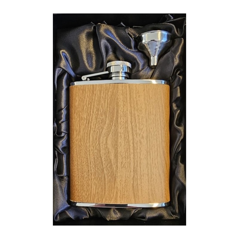 Flachmann Holzoptik 18 cl