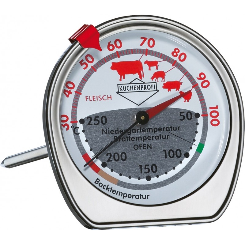 Braten-/Ofenthermometer rostfrei