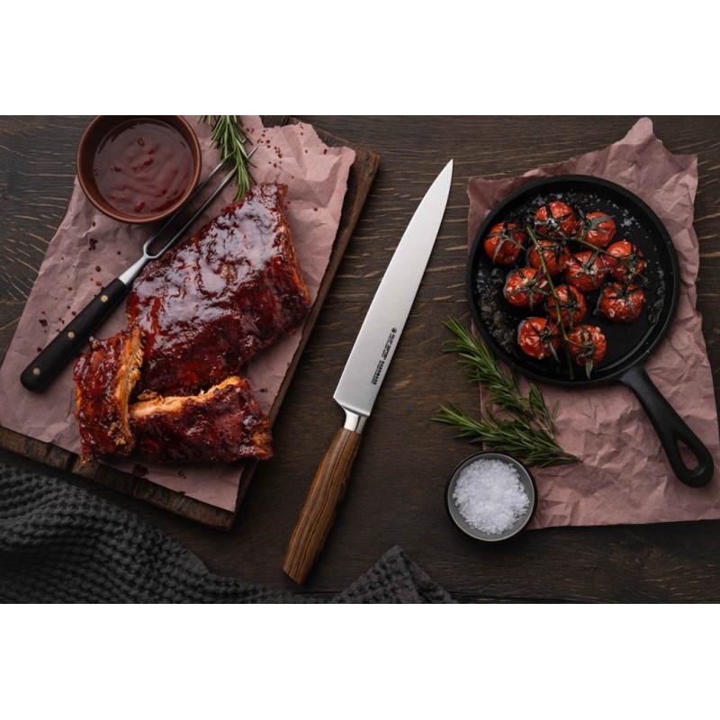 Fleisch- & Tranchiermesser Bocoteholz