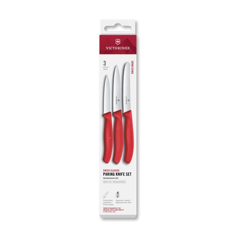 Gemüsemesser Set Swiss Classic 3-teilig