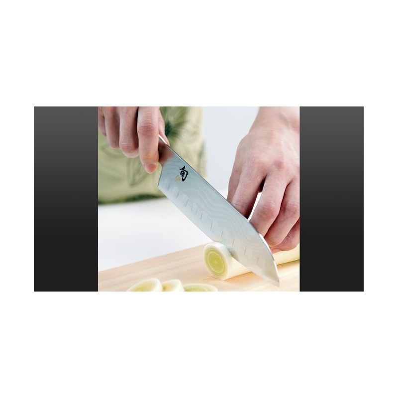 Santoku mit Kullenschiff 18 cm