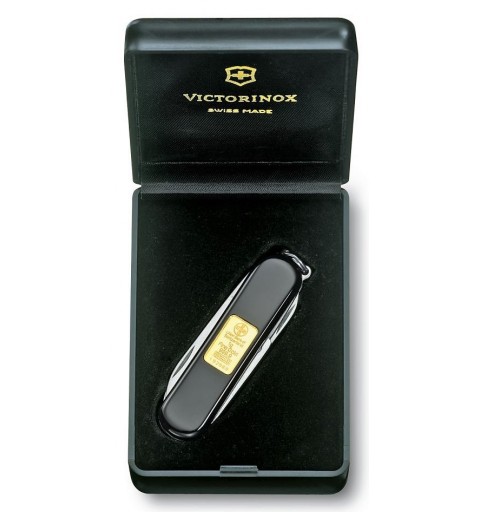 Victorinox Classic mit Goldbarren