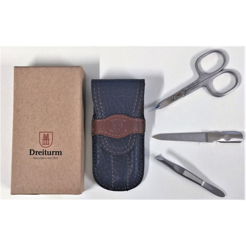 Manicure-Set Duo Color blau-braun