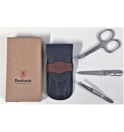 Manicure-Set Duo Color blau-braun