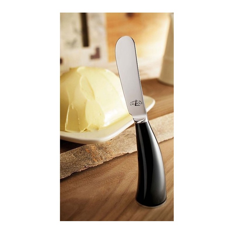 Buttermesser Kuhhorn schwarz