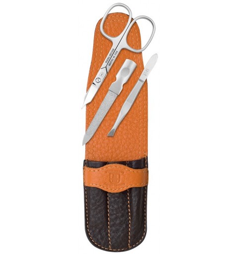 Manicure-Set Duo Color braun-orange-gelb