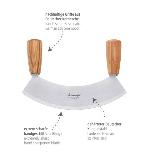 Wiegemesser Soul Eschenholz 23 cm